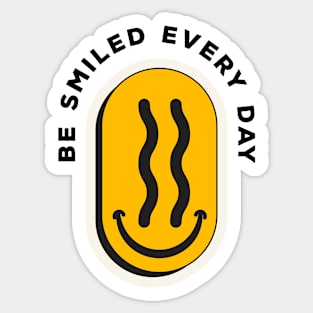 be smiled every day face Sticker